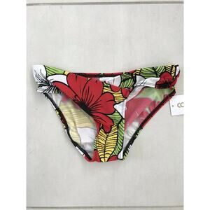 Carabella Collection Vintage Swim Jamaican Splash Floral Bikini Bottom Swimwear